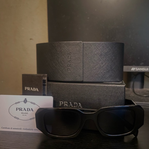 Prada Other - Prada Elegant Black Sunglasses